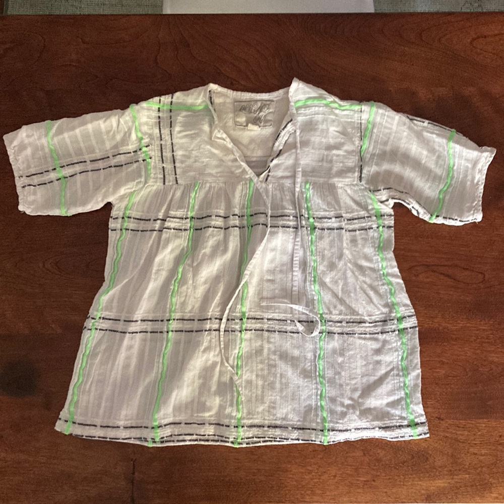 Ace & jig tie front shirt size xs